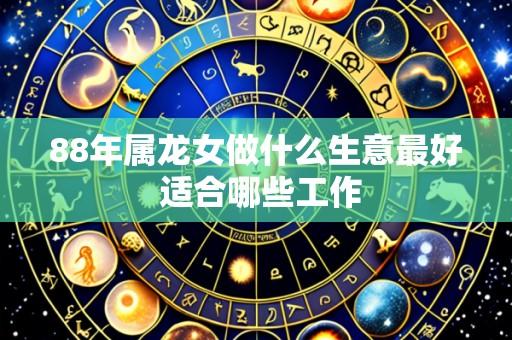 88年属龙女做什么生意最好 适合哪些工作