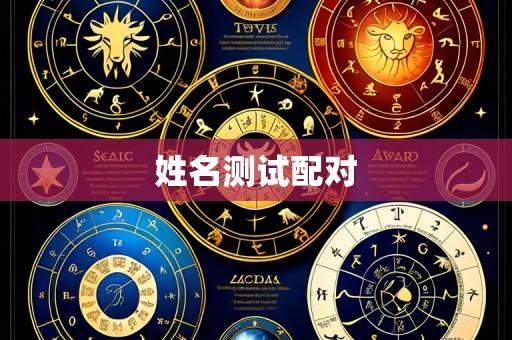 姓名测试配对