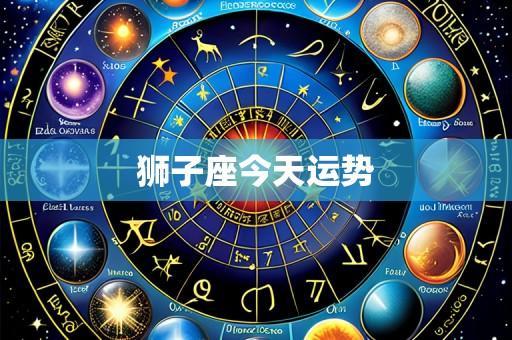 狮子座今天运势