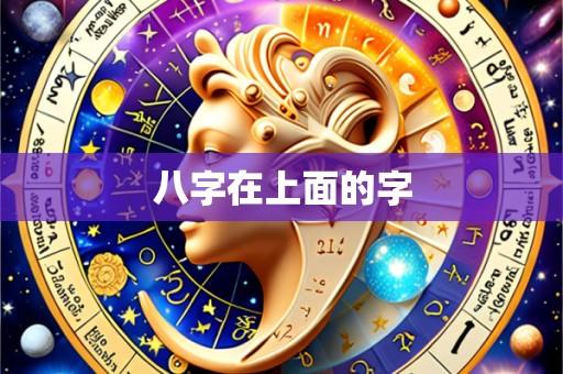 八字在上面的字