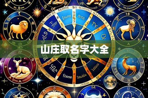 山庄取名字大全