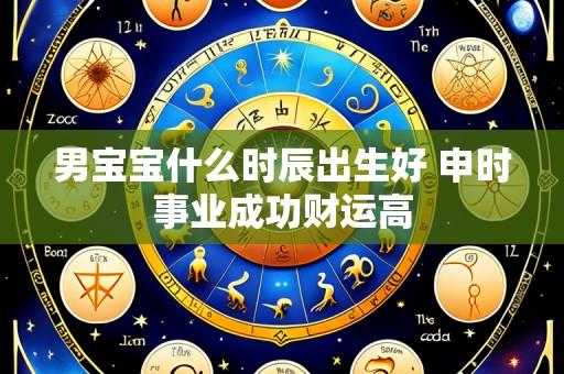 男宝宝什么时辰出生好 申时事业成功财运高