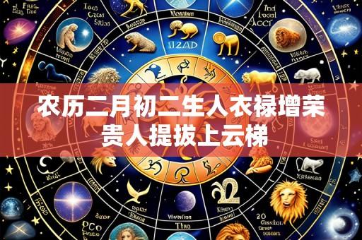 农历二月初二生人衣禄增荣 贵人提拔上云梯