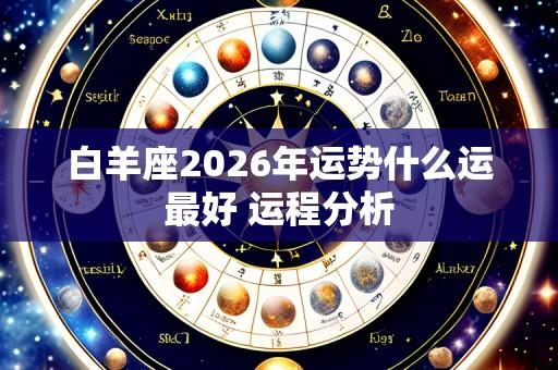 白羊座2026年运势什么运最好 运程分析