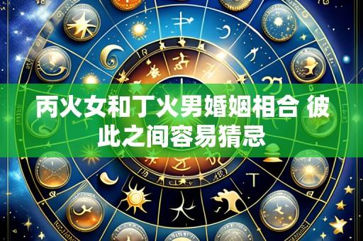 丙火女和丁火男婚姻相合 彼此之间容易猜忌