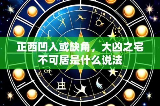 正西凹入或缺角,大凶之宅不可居是什么说法