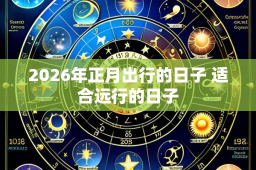 2026年正月出行的日子 适合远行的日子