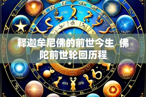 释迦牟尼佛的前世今生 佛陀前世轮回历程