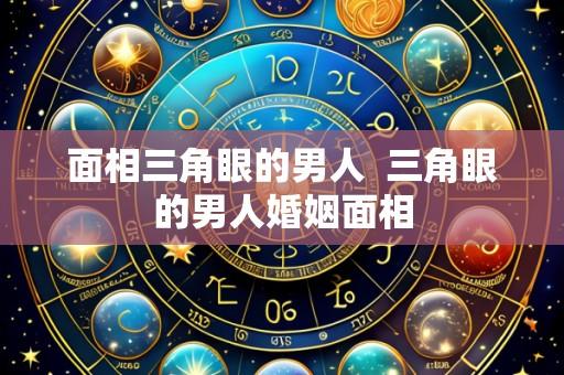 面相三角眼的男人 三角眼的男人婚姻面相