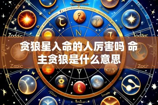 贪狼星入命的人厉害吗 命主贪狼是什么意思