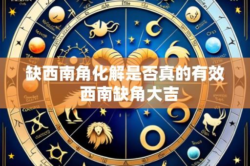 缺西南角化解是否真的有效  西南缺角大吉