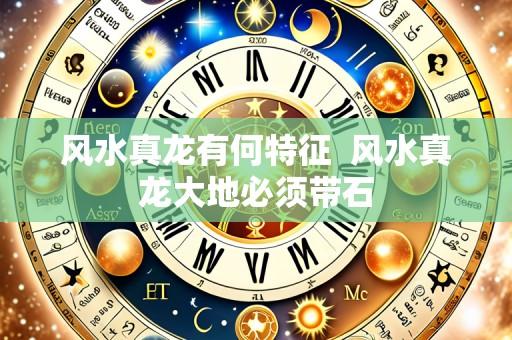 风水真龙有何特征  风水真龙大地必须带石
