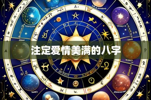 注定爱情美满的八字
