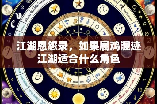 江湖恩怨录，如果属鸡混迹江湖适合什么角色
