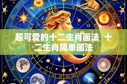 超可爱的十二生肖画法  十二生肖简单画法