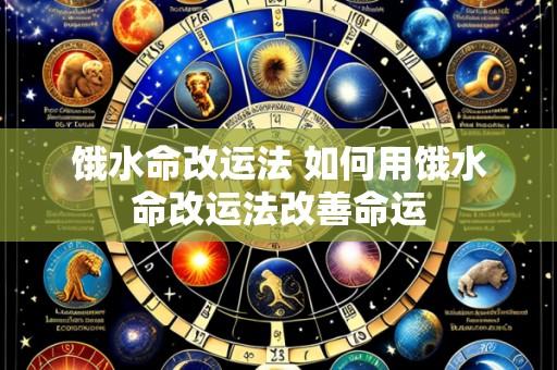 饿水命改运法 如何用饿水命改运法改善命运