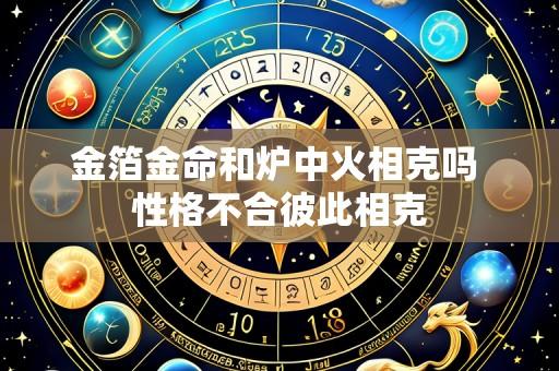 金箔金命和炉中火相克吗 性格不合彼此相克
