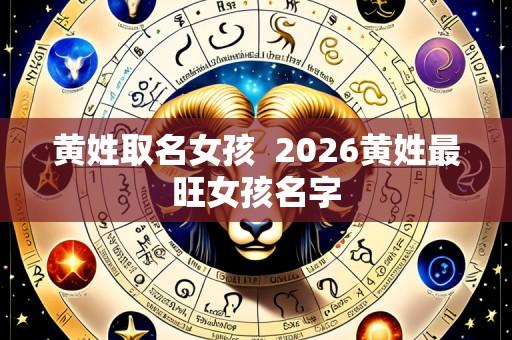 黄姓取名女孩 2026黄姓最旺女孩名字