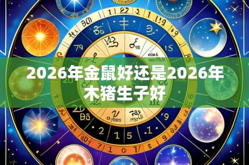 2026年金鼠好还是2026年木猪生子好