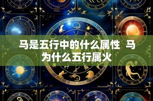 马是五行中的什么属性  马为什么五行属火