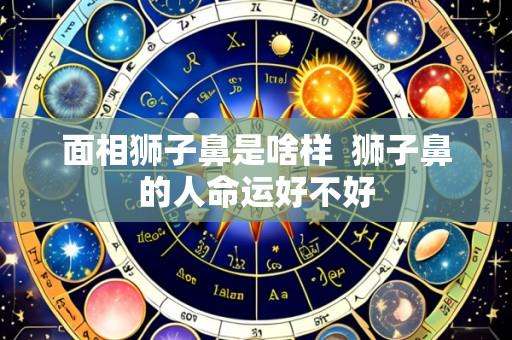 面相狮子鼻是啥样  狮子鼻的人命运好不好