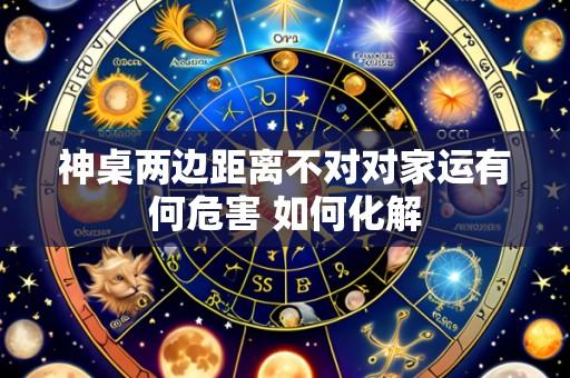 神桌两边距离不对对家运有何危害 如何化解