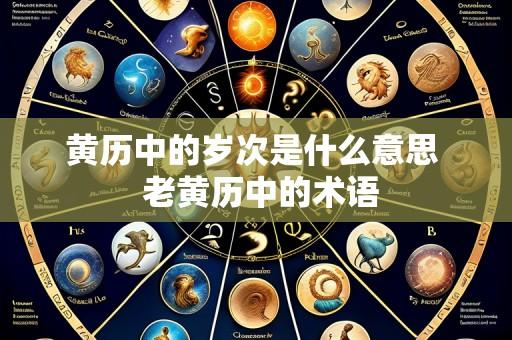 黄历中的岁次是什么意思  老黄历中的术语
