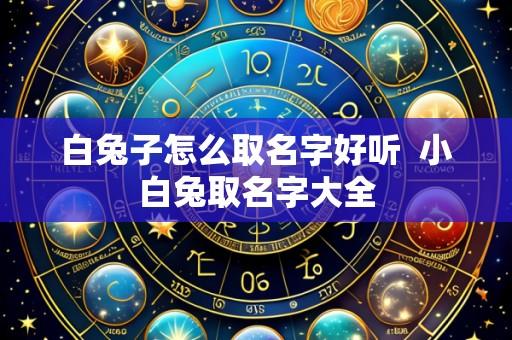 白兔子怎么取名字好听  小白兔取名字大全