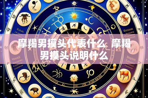 摩羯男摸头代表什么 摩羯男摸头说明什么