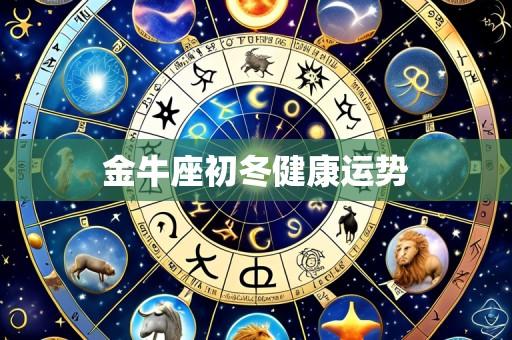 金牛座初冬健康运势