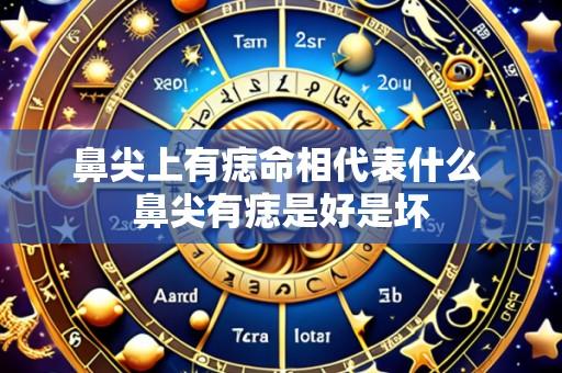 鼻尖上有痣命相代表什么 鼻尖有痣是好是坏
