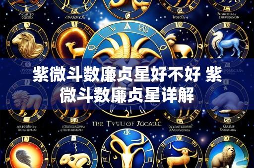紫微斗数廉贞星好不好 紫微斗数廉贞星详解
