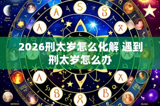 2026刑太岁怎么化解 遇到刑太岁怎么办