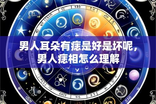 男人耳朵有痣是好是坏呢,男人痣相怎么理解
