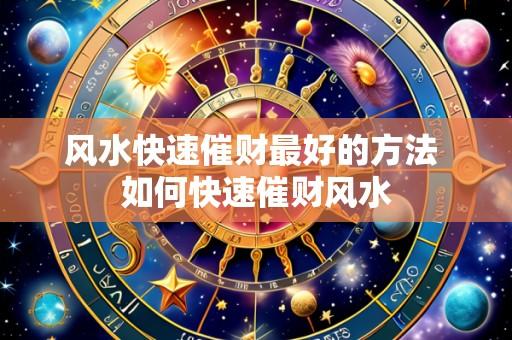 风水快速催财最好的方法 如何快速催财风水