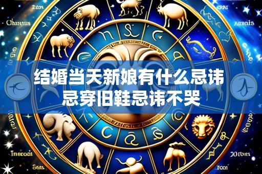 结婚当天新娘有什么忌讳 忌穿旧鞋忌讳不哭