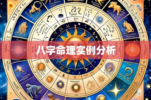 八字命理实例分析