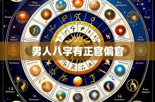男人八字有正官偏官