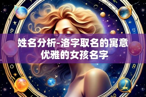 姓名分析-洛字取名的寓意 优雅的女孩名字