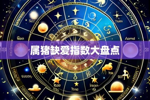 属猪缺爱指数大盘点