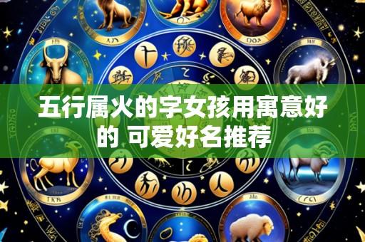 五行属火的字女孩用寓意好的 可爱好名推荐