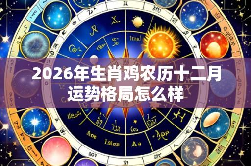 2026年生肖鸡农历十二月运势格局怎么样