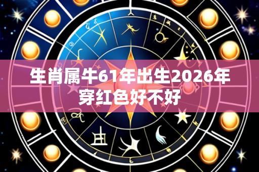 生肖属牛61年出生2026年穿红色好不好