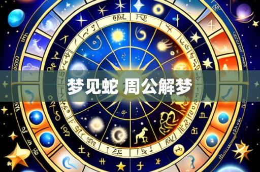 梦见蛇 周公解梦