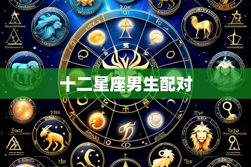 十二星座男生配对