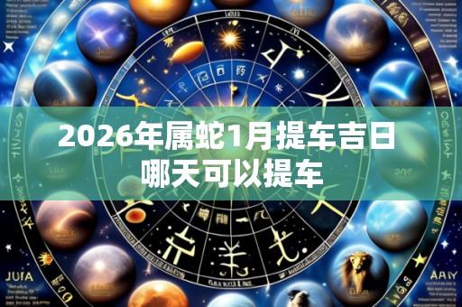 2026年属蛇1月提车吉日 哪天可以提车