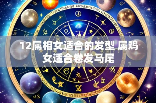 12属相女适合的发型 属鸡女适合卷发马尾