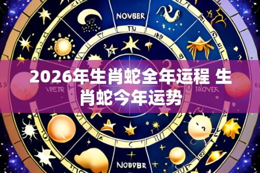2026年生肖蛇全年运程 生肖蛇今年运势