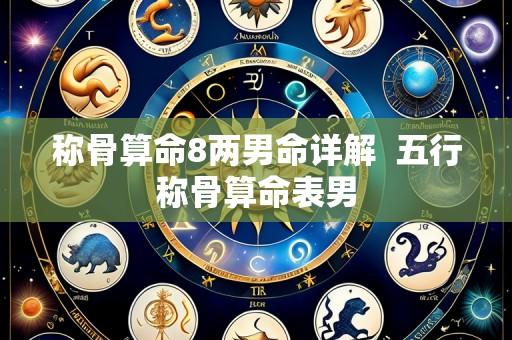 称骨算命8两男命详解  五行称骨算命表男