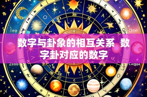 数字与卦象的相互关系  数字卦对应的数字
